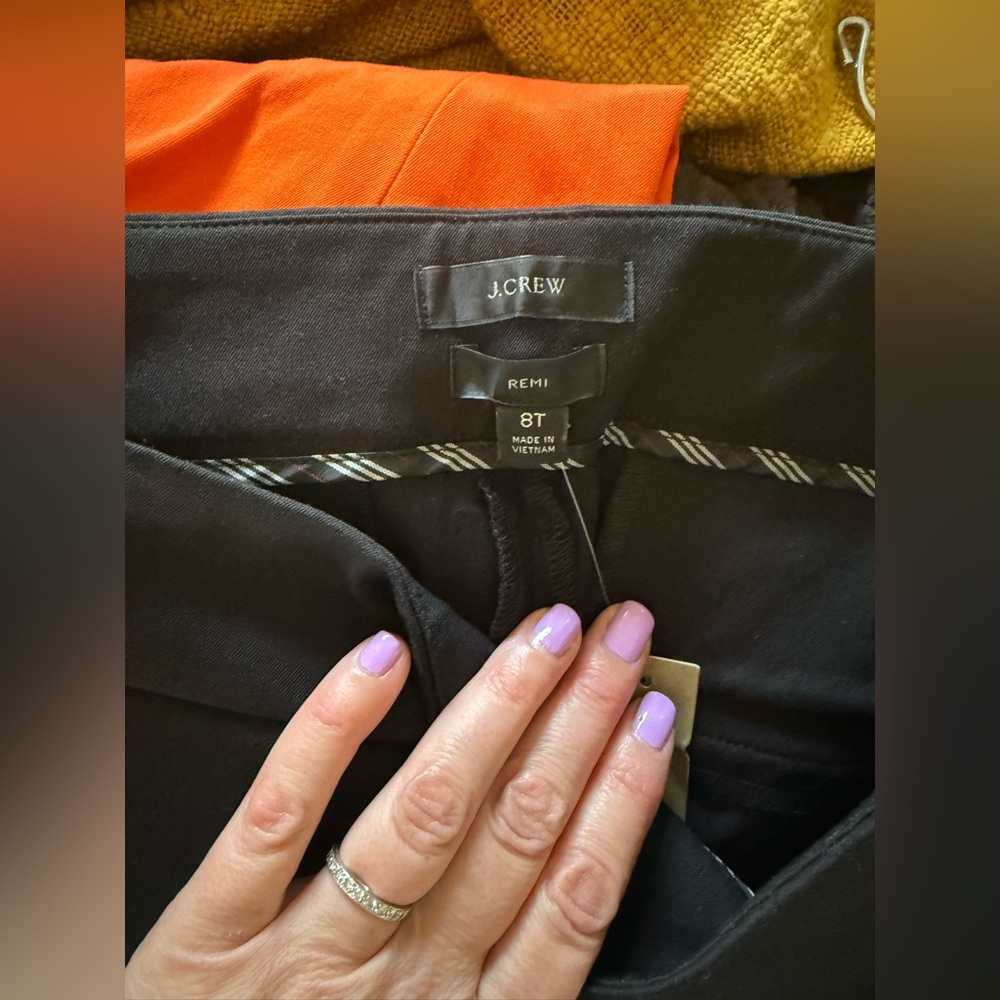 J. Crew Black Remi Pants